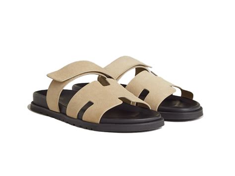 beige hermes sandals|hermes chypre sandals black.